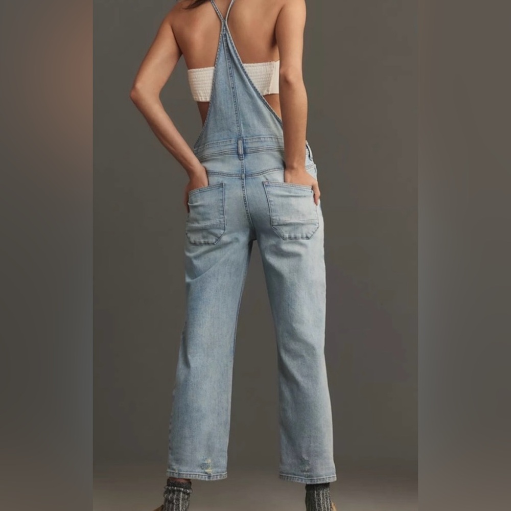 Anthropologie Pilcro Light Blue Women's Denim Overalls XS - Picture 2 of 4
